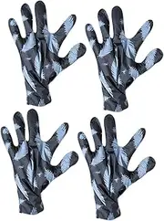 Healvian 2pairs Volcanic Mud Hand Mask Exfoliating Moisturizing Gloves for Hand Care Nourishing Short Masks for Men Women Hydrating Treatment for Dry Skin