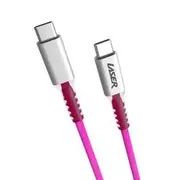 LASER USB-C Braided Cable Rainbow 60W 1M - CB-RBUC1-122