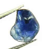 NATURAL DARK BLUE HEATED BLUE SAPPHIRE ROUGH SPECIMEN NR!