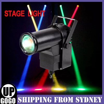 1PC LED RGB Pin Spot Stage Lights Colour Changing Disco Light for Wedding Party