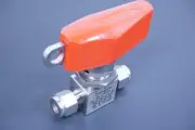 Ball valve 40 series, Swagelok, Latch Lock, Red handle, SS-43GS4-LL-RD