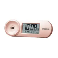 在飛比找momo購物網優惠-【SEIKO 精工】日曆溫度顯示漸強式嗶嗶電子鐘QHL067