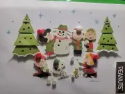 ‍ Peanuts Hallmark Signature Christmas Card - Snoopy - Snowball Fight