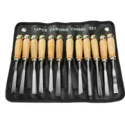 12pcs Wood Carving Knife Tools Set Wood Chisel Tool For Wood Working Projects