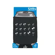 Footprints - Funny Novelty Stubby Holder With Base