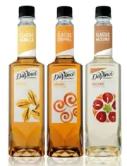 3 x DaVinci Syrups Hazelnut, Caramel & Vanilla 750ml