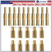 10pcs Carburetor Main Jet kit Slow Pilot Jet 10pcs For Honda CR125R CR250 CR250R