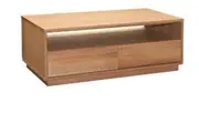MD Norwest Solid Timber 2 Drawer Coffee Table