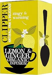 Clipper Organic Lemon and Ginger Tea, 20 teabags