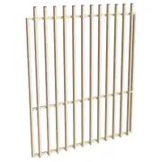 ProtectorAl 1201-1500W x 1800H Primrose Aluminium Batten Garden Gate