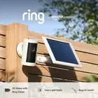 New Ring Outdoor Camera Plus, White (Solar) | DIY Wireless Outdoor Security C...