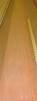 Mahogany (Honduras) wood veneer 6"-8" x 90"-96" with paper backing 1/40th" "A"