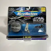 Star Wars Micro Machines Space Death Star II T-16 Skyhopper Galoob 1996 NEW! J5