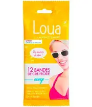 Loua Facial Wax Strips 12 Pieces