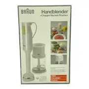 Braun Immersion Hand Blender & Chopper MR 370 New in Box