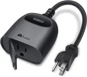 Smart Plug, Smart Home Wi-Fi Outlet Timer, Max Load 15A/1875W, IP64 Weathe