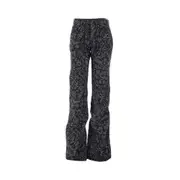 [OFF WHITE] OFF WHITE Tattoo motif distressed denim jeans Woman 28 28 Black