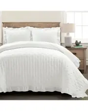 Lush Decor 3pc Reyna Reversible Oversized Quilt Set