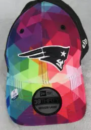England Patriots New Era Cap Mens Medium LG Pastels Crucial Catch 39THIRTY NEW