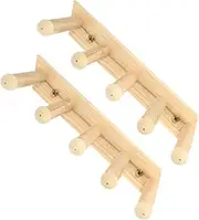 HAPINARY 2pcs Cat Wall Steps Cat Stairs for Wall Cat Ladder for Indoor Cats Wall Mounted Cat Steps Cat Shelves and Perches for Wall Cat Shelf Wooden Cat Stairway Cat Perches Cat Platform