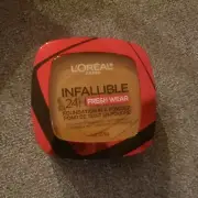L'Oreal Paris Infallible Fresh Wear Foundation in a Powder Sienna 0.31 Oz