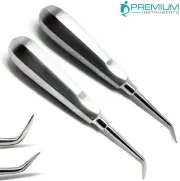 Dental Extraction Elevators Crane #8 & #41PG Premium Instruments Set of 2