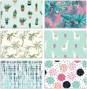 100-Pack All Occasion Greeting Cards, Assorted Blank Note Cards, 4 X 6 Inch, 6 C