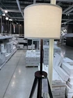 Ikea LAUTERS Floor lamp, brown ash/white - NEW