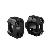 Motorcycle Modification Accessories Universal Single Hole Handlebar Fixed Bracket Size: 57.2 X 36.3Mm Hole Diameter: 28Mm(Black)