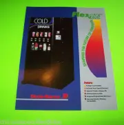 FLEX PAK 3000 By DIXIE-NARCO 1996 ORIG SODA COLD DRINK VENDING MACHINE FLYER