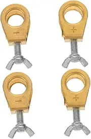 Zerodeko 2 Pairs Quick Disconnect Battery Terminal Connectors Heavy Duty Car Battery Clips Versatile Automotive and Motorcycle Connecting Tools