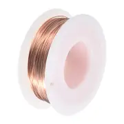 Soft Copper Wire (24 Gauge, 164 FT), 99.9% Pure Bare Copper Wire for Crafts
