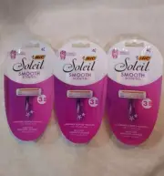 Bic Soleil Smooth Scented Disposable Razors-3 Packs of 4 Lavender (12 Razors)