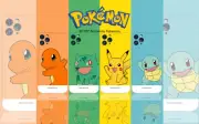 For Apple iPhone 14 / 13 / 12 / 12 Pro / Max Slim Hard Case with Pokemon