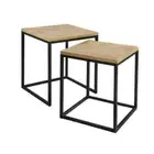2Pcs Nesting Coffee Tables