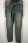 Amiri Half Track Denim Dust Indigo Distressed Jeans size US 30