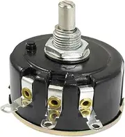 New Lon0167 WX050 4.7K ohm 5W Watt 6mm Round Shaft Rotary Wire Wound Potentiometer(WX050 4.7K Ohm 5W Watt 6mm Rundschaftdraht gewickelter Potentiometer