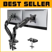 Ergonomic Dual Monitor Stand with Full Adjustable VESA Mount for 13-32" Screens
