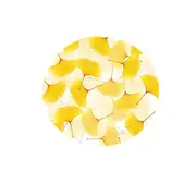 4Pcs Ginkgo Pattern Circular Mouse Pad