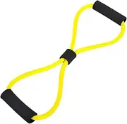 Yoga Gym Fitn 8-Shape Pulling Rope Exercise Resistance Band Chest Expander Muscle Training Tubing Stretching Pull Rope Yellow