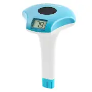 Solar Floating Pool & Spa Thermometer, Weather Resistant, IPX-8, Blue
