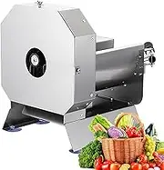 Commercial Vegetable Shredder Machine, 2-in-1 Manual Electric Shredder Slicing Machine, 0-10mm Thickness Adjustable Slicer, 3.5mm Potato Shredding Machine, with Slicing Knife, for Slice and Shred