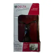 Delta Coordinates Vessona Collection Double Robe Hook Venetian Bronze Finish NEW