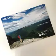 PENTAX K-70 DSLR Camera ＆Lens Japanese Catalog Published in December 2021