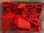 LEGO Parts - Red Wedge 4 x 3 No Studs - No 64225 - QTY 10
