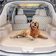 Pet Car Divider Back Seat Barrier Net, 1Pc Pet Dog Net Vehicle Barriers,Vehicle Gate Cargo Area Travel Trunk Mesh Net Screen Barricade,Dog Car Net Barrier Pet Barriers,Dog Car Net Barrier for SUV