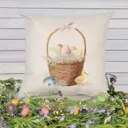 Egg Basket Pillow Cover