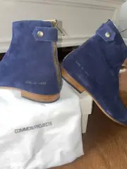Common Projects X Robert Geller Chelsea Boot w/Zipper Navy Men Eu 44(US11)