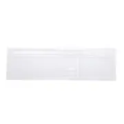 Pc Keyboard Cover Skin Silicone Desktop Keyboard Skin 17.3"x5.3" Clear 1Pcs