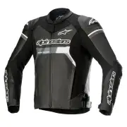 GP Force Leather Airflow Jacket Black